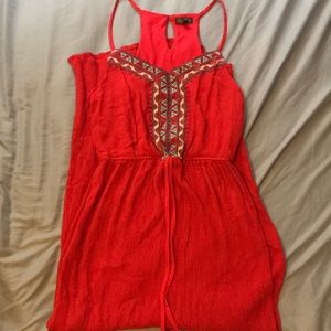 Red sundress